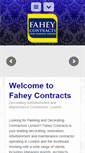 Mobile Screenshot of faheycontracts.com